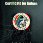 SAWF judges certificate